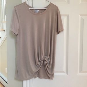 Bar III beige shirt